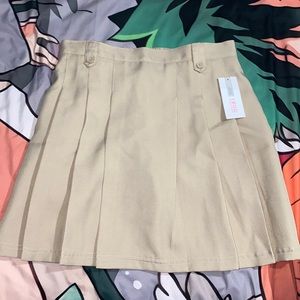 NWT Girl IZOD Uniform Skirts w/ shorts attached.
